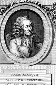 Voltaire, French Author, Playwright, Satirist and Man of Letters by Unbekannt