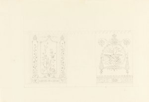 Wall Decoration, Blue Drawing Room, Royal Pavilion, Brighton by Unbekannt