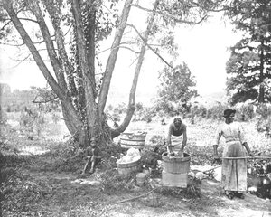 Washerwomen, El Paso, Texas, USA