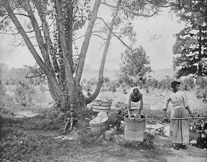 Washerwomen, El Paso, Texas, c1897