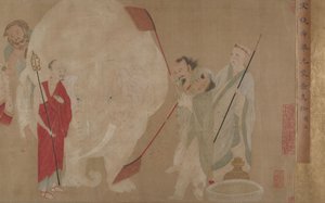 Washing the Sacred Elephant by Unbekannt
