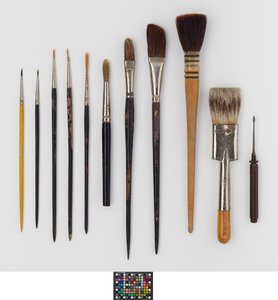 Watercolour tools belonging to John Singer Sargent by Unbekannt