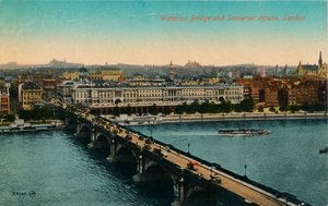 Waterloo Bridge and Somerset House, London