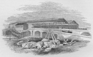 Waterloo Railway Station, as it appeared when first built