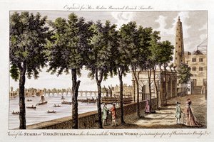 Waterworks at York Buildings, Strand, Supplying Water to London from the Thames, 1790 by Unbekannt