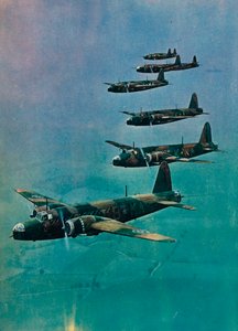 Wellington Bombers in Formation