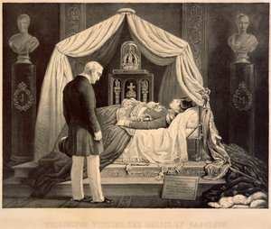 Wellington Visiting the Relics of Napoleon by Unbekannt
