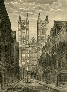 West Front of Westminster Abbey, from Tothill Street by Unbekannt