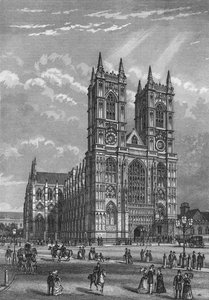 West front of Westminster Abbey, London