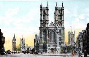 Westminster Abbey and Big Ben, London