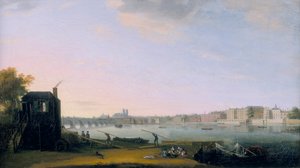 Westminster Bridge and Whitehall from Lambeth by Unbekannt