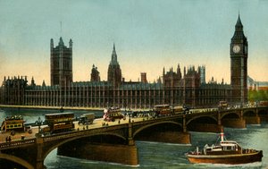 Westminster Bridge and the Houses of Parliament, London