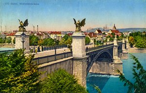 Wettstein Bridge, Basel, Switzerland