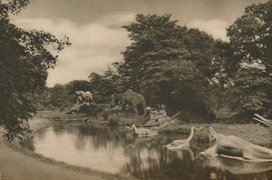 Where the Beasts of Prehistory Lurk By the Lake in the Palace Grounds