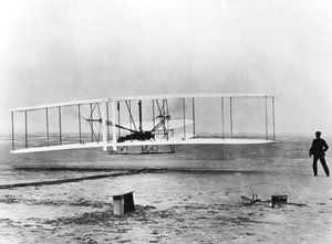 Wilbur and Orville Wright and the First Powered Flight, North Carolina, December 17, 1903