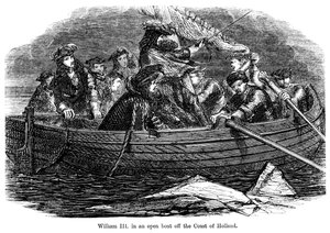 William III in an Open Boat off the Coast of Holland by Unbekannt