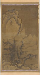 Winter Trees and Snowy Peaks