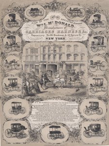 Wm. L. McDonald, Manufacturers of Carriage Harness & Co. Repository by Unbekannt