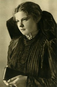 Woman in traditional costume, Upper Austria