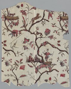Woodblock Printed Textile Fragments by Unbekannt