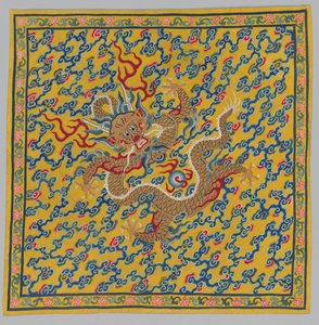 Wrapper for the Tapestry Scroll Mingling of Clear and Muddy Water, 1736-95 by Unbekannt