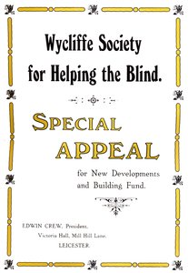 Wycliffe Society for Helping the Blind by Unbekannt