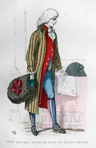 Young Dandy in Costume of the Reign of Louis XVI