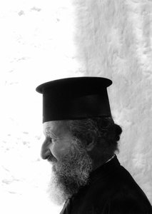 Priest of the Orthodox Church in Crete, 1985