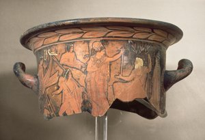 Black-figure krater (fragment)
