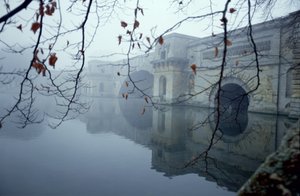 Bridge Over the Lake, Blenheim Palace, Oxfordshire by Unbekannt Unbekannt