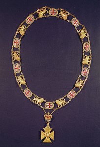 Collar of Honour, Gold and Enamel, Presented to the Duke of Wellington (1769-1852), by George IV, c.1825