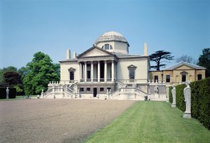 Exterior View of the East Front of Chiswick House, London
