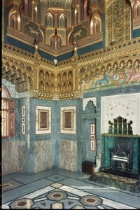 Interior, Cardiff Castle, Wales, built c.1875