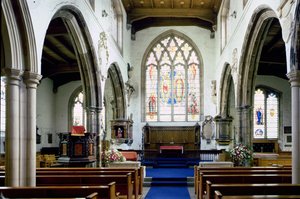 Interior of St. Olaves Church, Hart Street, City of London