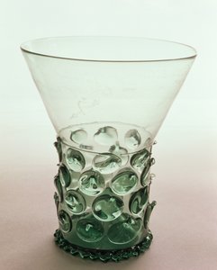 Krautstrunk Waldglas Beaker, c.1600, Engraving Dated 1626 by Unbekannt Unbekannt