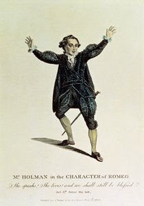 Mr Holman in the Character of Romeo by Unbekannt Unbekannt