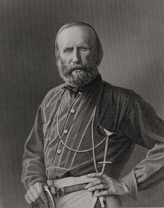 Portrait of Giuseppe Garibaldi (1807-82) engraved by William Holl from a photograph, pub. by William Mackenzie by Unbekannt Unbekannt