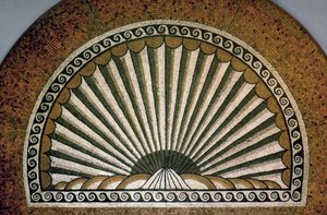 Shell mosaic, Insula II Building, 130-150 AD by Unbekannt Unbekannt