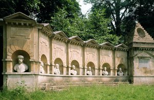 Stowe, Temple of British Worthies, c.1735, Buckinghamshire, UK