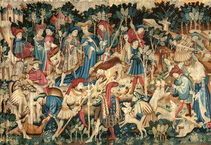 The Devonshire Hunting Tapestries, Boar and Bear Hunt, probably Arras, 1425-50