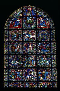 The Life of Christ, New Testament Cycle (upper half of window) by Unbekannt Unbekannt