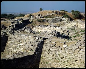 The Mound of Hissarlik, the Site of the Ancient City of Troy, 3000-1100 BC