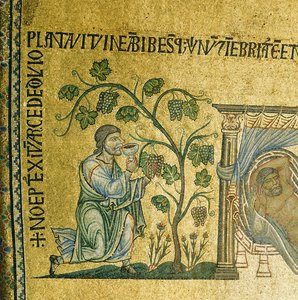 The Story of Noah, Mosaic from the 2nd Vault of the Atrium in San Marco Basilica, Venice