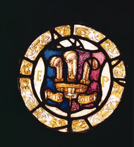 The badge and Cipher of Edward I when Prince of Wales, English 16th century