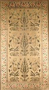 Velvet floor spread, Moghul, Shah Jahan period, 1628-58
