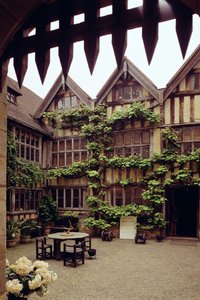 View of the Inner Courtyard, Hever Castle, Kent, late 15th century