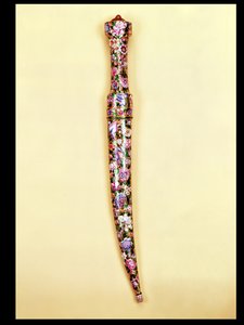 Zand jambiya (Persian dagger) with double edged water blade, 1794 by Unbekannt Unbekannt