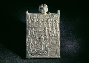 Plaque of Hell, depicting the conspiracy against Lamashtu, Neo-Assyrian, from Mesopotamia, c.1700 BC