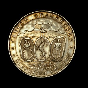 4 Swiss Francs, Swiss Coin