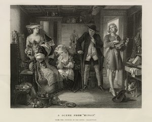 A Scene from Midas, Great-Britain, c.1850 by Unbekannter Künstler